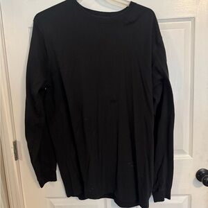 Carhartt Men's Black Long Sleeve Tee Size Large